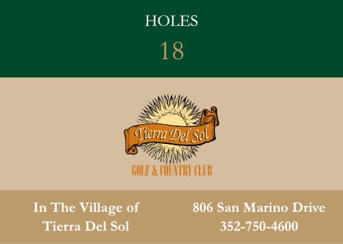 Tierra Del Sol golf course